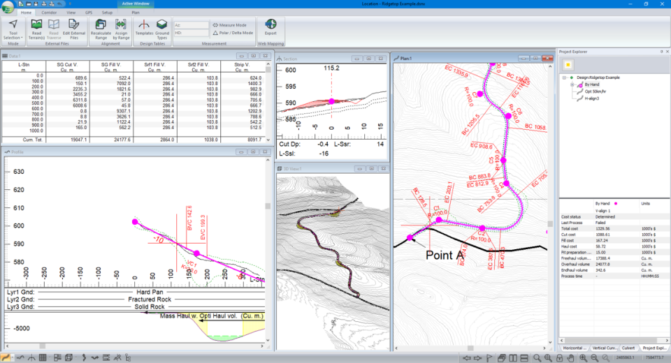 screenshot of RoadEng Civil Engineer